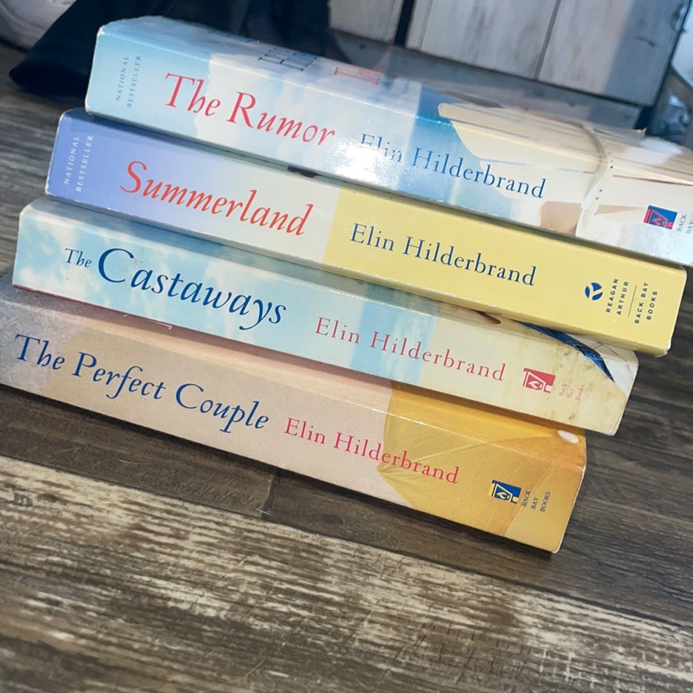 Four Elin Hilderbrand books, paperback